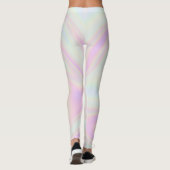 Holographique Iridescente Leggings esthétiques (Dos)
