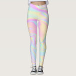 Holographique Iridescente Pastel Leggings arc-en-c<br><div class="desc">Holographique Iridescente Pastel Arc-en-ciel Leggings couleur</div>