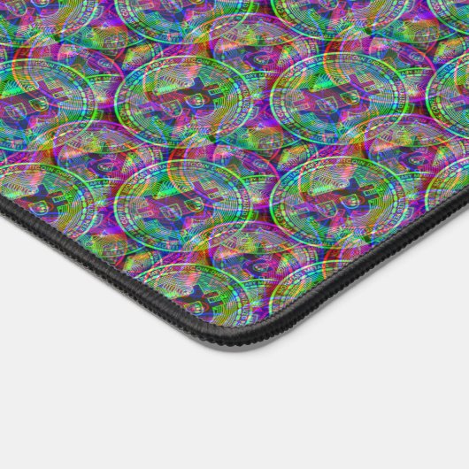 Holographique Motif Bitcoin Crypto argent Cool Gee (Coin)