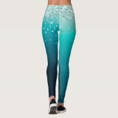Holographique noël Leggings (Dos)
