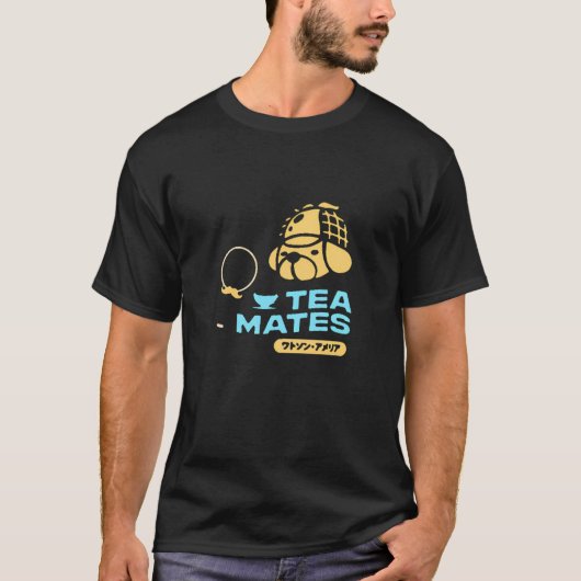 Hololive EN Amelia Watson Taeamates T-shirt (Voorkant)