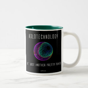 Holotechnologie. Niet alleen een andere fase. 2 Tweekleurige Koffiemok