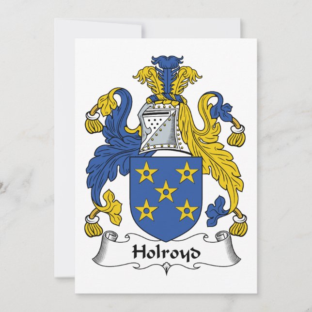 Holroyd Family Crest (Voorkant)