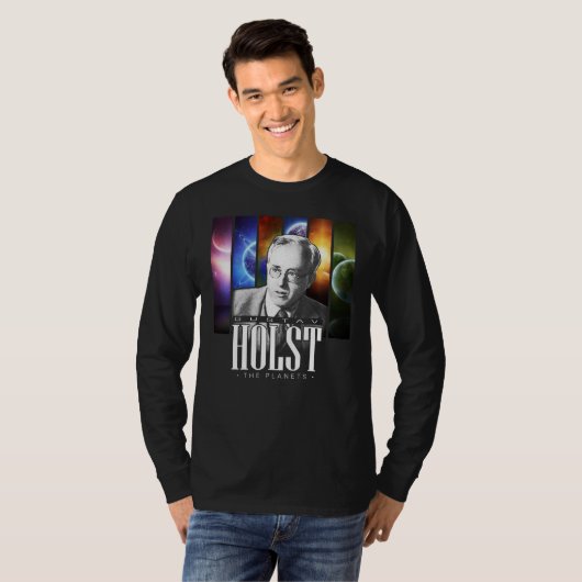 Holst T Shirt, Gustav Holst, The Planets T-shirt (Voorkant volledig)