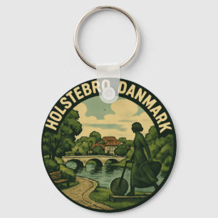 Holstebro Denemarken Giacometti Sleutelhanger
