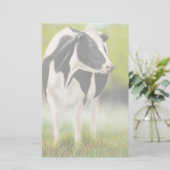 Holstein Cow Stationery Briefpapier (Staand voorkant)
