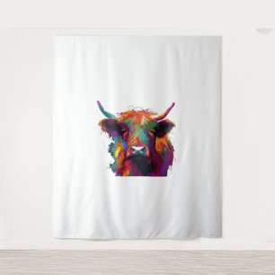 Holstein Friese Koe - Schattigee Koe - Gift voor K Wandkleed