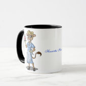 Holstein Koe Coffee Mok | Qwiznibet.com (Voorkant links)