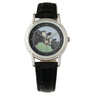 Holstein Koe en Calf Horloge