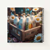 Holstein Koe met Daisies Notitieboek (Achterkant)