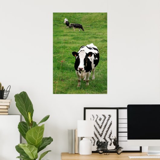 Holstein koe poster (Thuiskantoor)