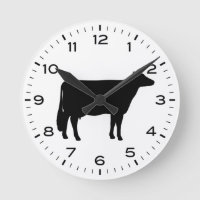 Holstein Koe Silhouette Black en White