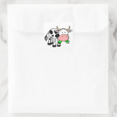 Holstein koe vierkante sticker (Tas)