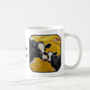 Holstein Koeien en Old Wood Barn Koffiemok