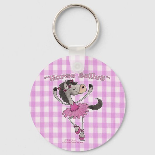 Holsteiner Horse Ballet Sleutelhanger (Voorkant)