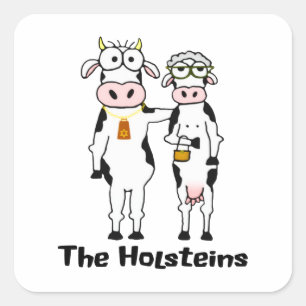 Holsteins Vierkante Sticker