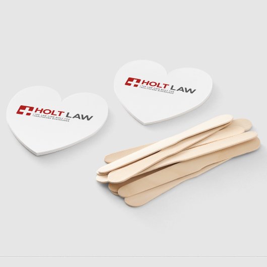 Holt Law handheld hartvormige ventilator Handwaaier (Niet-gemonteerd)