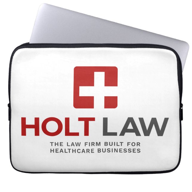 Holt Law Neopreen Laptop Sleeve (rood) (Voorkant)