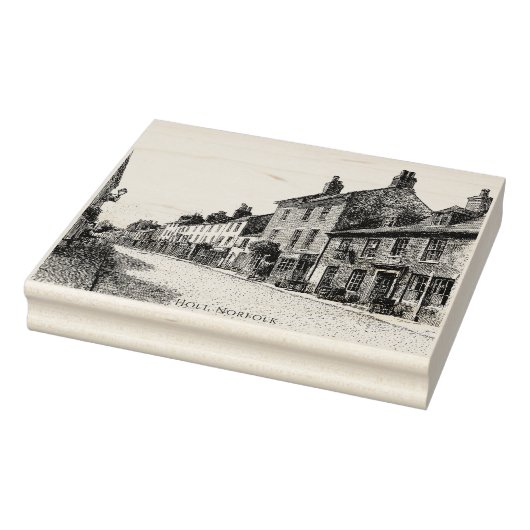 Holt, Norfolk,  schets Rubberstempel (Stempel)