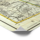 Holt's nieuwe kaart, Wyoming Poster (Hoek)