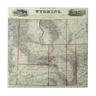 Holt's nieuwe kaart, Wyoming Tegeltje