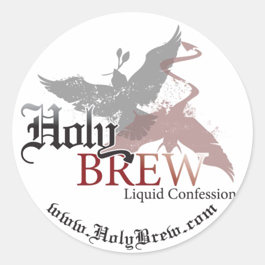 Holy Brew Sticker (Voorkant)