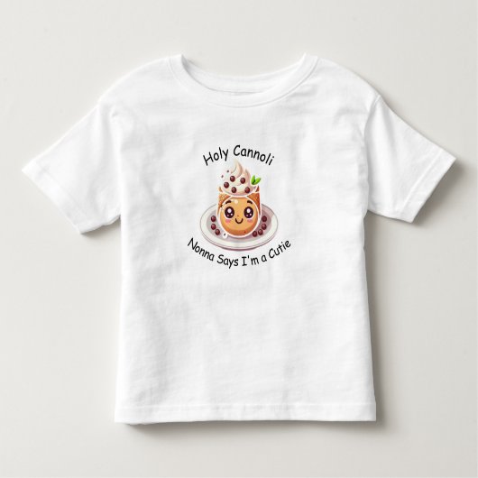 Holy Cannoli Nonna zegt dat ik een schattig T-shir Kinder Shirts (Voorkant)
