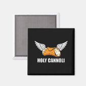 Holy Cannoli Tri-blend Funny Quote  Magneet (Voorkant / Achterkant)