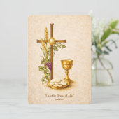 Holy Communion Eucharist Chalice Invitation (Debout devant)
