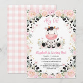 Holy Cow Birthday Invitation (Devant / Derrière)