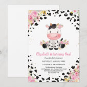 Holy Cow Birthday Invitation (Devant / Derrière)