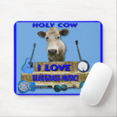HOLY COW-I LIVE BLUEGRASS-MOUSEPAD MUISMAT (Met muis)
