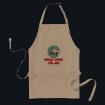 Holy Cow I'm 60 amusant tablier de dessin animé<br><div class="desc">Holy Cow I'm 60 hilarious apron avec une vache de dessin animé ! Idéal pour tous ceux qui ont eu soixante ans ! Cette drôle de vache fera sûrement rire n'importe quel enfant de soixante ans. Super comme un cadeau de bâillon 60e.</div>