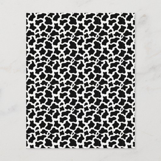 Holy Cow It's a Girl Cute Cow Baby shower (Achterkant)