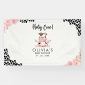 Holy Cow It's a Girl Cute Cow Spandoek (Horizontaal)