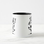 Holy Cow Meditating Mug – Floating Cow Funny Pun  Mok (Midden)