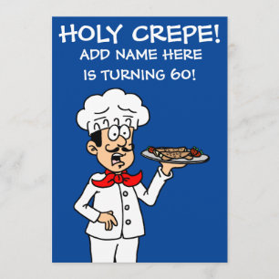 Holy Crepe Iemand Die 60 60ste Verjaardag Nodig Wo Kaart