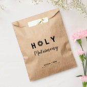 Holy Donut Huwelijk Favor Bag Bedankzakje (Gezegeld)