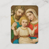 Holy Family Catholic Prayer Card Plaatskaartje (Voorkant)
