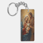 Holy Family Christmas Keychain (Voorkant Links)