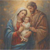 Holy Family Christmas Sticker For Holi Festive (Devant)