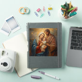 Holy Family Christmas Sticker For Holi Festive (Couverture iPad)