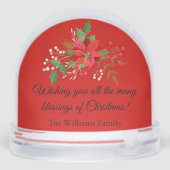 Holy Family Nativity Scene Snow Globe (Arrière)