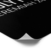 Holy Fire - Jeremiah 20_9 Bible Religious Verse  Poster (Hoek)