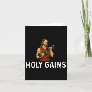 Holy Gains Church God - Gewichtheffen Fitness Body Kaart