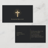 Holy Gold Cross Visitekaartje (Voorkant / Achterkant)