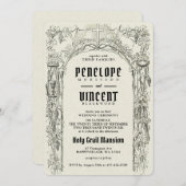 Holy Grail Wedding Kaart (Voorkant / Achterkant)