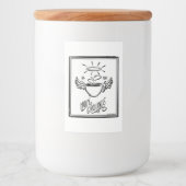 HOLY GROUNDS COFFEE VOEDSELCONTAINER ETIKET (Voorkant)