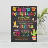 Holy Guacamole Afstuderen Uitnodiging - Pinata (Staand voorkant)