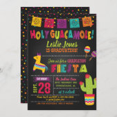 Holy Guacamole Afstuderen Uitnodiging - Pinata (Voorkant / Achterkant)